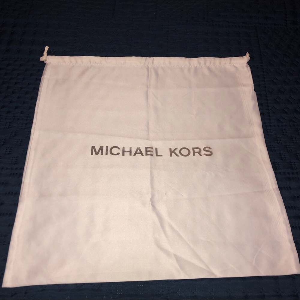 Large White Michael Kors Drawstring Dust Bag